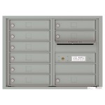 9 Tenant Doors with Outgoing Mail Compartment - 4C Wall Mount 6-High Mailboxes - 4C06D-09