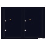 2 Parcel Doors Unit - 4C Wall Mount 6-High - 4C06D-2P