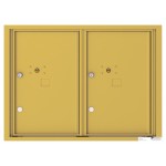 2 Parcel Doors Unit - 4C Wall Mount 6-High - 4C06D-2P