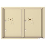 2 Parcel Doors Unit - 4C Wall Mount 6-High - 4C06D-2P