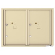 2 Parcel Doors Unit - 4C Wall Mount 6-High - 4C06D-2P