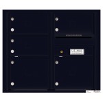 5 Oversized Tenant Doors with Outgoing Mail Compartment - 4C Wall Mount 7-High Mailboxes - 4C07D-05