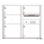 5 Oversized Tenant Doors with Outgoing Mail Compartment - 4C Wall Mount 7-High Mailboxes - 4C07D-05