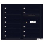 12 Tenant Doors with Outgoing Mail Compartment - 4C Wall Mount 7-High Mailboxes - 4C07D-12