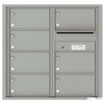 7 Oversized Tenant Doors with Outgoing Mail Compartment - 4C Wall Mount 8-High Mailboxes - 4C08D-07