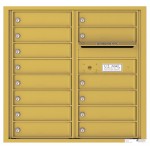 14 Tenant Doors with Outgoing Mail Compartment - 4C Wall Mount 8-High Mailboxes - 4C08D-14