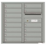 14 Tenant Doors with Outgoing Mail Compartment - 4C Wall Mount 8-High Mailboxes - 4C08D-14