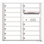 14 Tenant Doors with Outgoing Mail Compartment - 4C Wall Mount 8-High Mailboxes - 4C08D-14