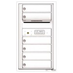 6 Tenant Doors with Outgoing Mail Compartment - 4C Wall Mount 8-High Mailboxes - 4C08S-06