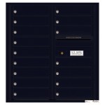 16 Tenant Doors with Outgoing Mail Compartment - 4C Wall Mount 9-High Mailboxes - 4C09D-16