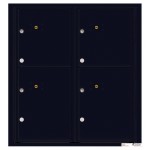 4 Parcel Doors Unit - 4C Wall Mount 9-High - 4C09D-4P