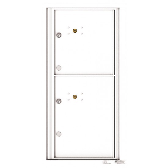 2 Parcel Doors Unit - 4C Wall Mount 9-High - 4C09S-2P