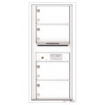 4 Oversized Tenant Doors with Outgoing Mail Compartment - 4C Wall Mount 10-High Mailboxes - 4C10S-04