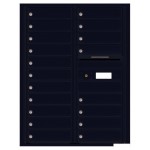 19 Tenant Doors with Outgoing Mail Compartment - 4C Wall Mount 11-High Mailboxes - 4C11D-19