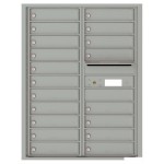 19 Tenant Doors with Outgoing Mail Compartment - 4C Wall Mount 11-High Mailboxes - 4C11D-19