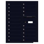 20 Tenant Doors with Outgoing Mail Compartment - 4C Wall Mount 11-High Mailboxes USPS Approved - 4C11D-20
