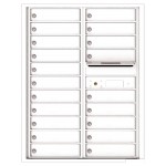 20 Tenant Doors with Outgoing Mail Compartment - 4C Wall Mount 11-High Mailboxes USPS Approved - 4C11D-20