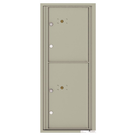 2 Parcel Doors Unit - 4C Wall Mount 11-High - 4C11S-2P