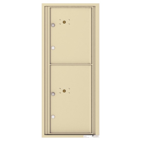 2 Parcel Doors Unit - 4C Wall Mount 11-High - 4C11S-2P