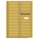 22 Tenant Doors with Outgoing Mail Compartment - 4C Wall Mount 12-High Mailboxes - 4C12D-22