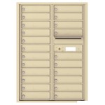 22 Tenant Doors with Outgoing Mail Compartment - 4C Wall Mount 12-High Mailboxes - 4C12D-22