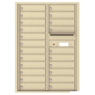 22 Tenant Doors with Outgoing Mail Compartment - 4C Wall Mount 12-High Mailboxes - 4C12D-22