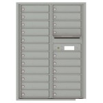 22 Tenant Doors with Outgoing Mail Compartment - 4C Wall Mount 12-High Mailboxes - 4C12D-22