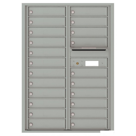 22 Tenant Doors with Outgoing Mail Compartment - 4C Wall Mount 12-High Mailboxes - 4C12D-22