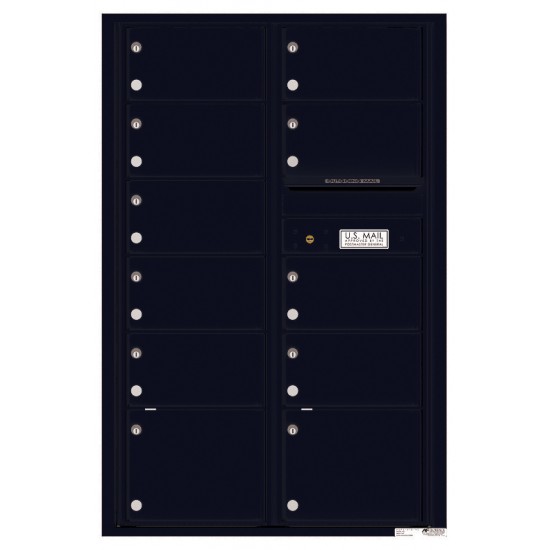 11 Oversized Tenant Doors and Outgoing Mail Compartment - 4C Wall Mount 13-High Mailboxes - 4C13D-11