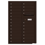 24 Tenant Doors and Outgoing Mail Compartment - 4C Wall Mount 13-High Mailboxes - 4C13D-24