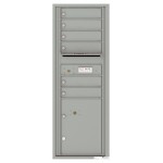 6 Tenant Doors with 1 Parcel Locker and Outgoing Mail Compartment - 4C Wall Mount 13-High Mailboxes - 4C13S-06