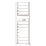 11 Tenant Doors with Outgoing Mail Compartment - 4C Wall Mount 13-High Mailboxes - 4C13S-11