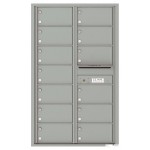 13 Oversized Tenant Doors and Outgoing Mail Compartment - 4C Wall Mount 14-High Mailboxes - 4C14D-13