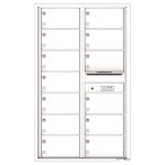 13 Oversized Tenant Doors and Outgoing Mail Compartment - 4C Wall Mount 14-High Mailboxes - 4C14D-13