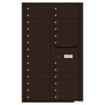 26 Tenant Doors and Outgoing Mail Compartment - 4C Wall Mount 14-High Mailboxes - 4C14D-26