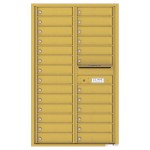 26 Tenant Doors and Outgoing Mail Compartment - 4C Wall Mount 14-High Mailboxes - 4C14D-26