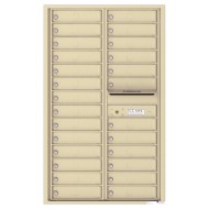 26 Tenant Doors and Outgoing Mail Compartment - 4C Wall Mount 14-High Mailboxes - 4C14D-26