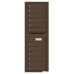 12 Tenant Doors with Outgoing Mail Compartment - 4C Wall Mount 14-High Mailboxes - 4C14S-12