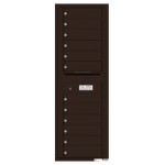 12 Tenant Doors with Outgoing Mail Compartment - 4C Wall Mount 14-High Mailboxes - 4C14S-12