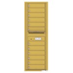 12 Tenant Doors with Outgoing Mail Compartment - 4C Wall Mount 14-High Mailboxes - 4C14S-12