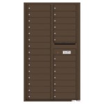 28 Tenant Doors and Outgoing Mail Compartment - 4C Wall Mount 15-High Mailboxes - 4C15D-28