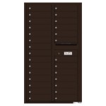 28 Tenant Doors and Outgoing Mail Compartment - 4C Wall Mount 15-High Mailboxes - 4C15D-28