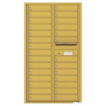 28 Tenant Doors and Outgoing Mail Compartment - 4C Wall Mount 15-High Mailboxes - 4C15D-28