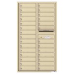 28 Tenant Doors and Outgoing Mail Compartment - 4C Wall Mount 15-High Mailboxes - 4C15D-28