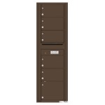 6 Oversized Tenant Doors with Outgoing Mail Compartment - 4C Wall Mount 15-High Mailboxes - 4C15S-06