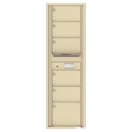 6 Oversized Tenant Doors with Outgoing Mail Compartment - 4C Wall Mount 15-High Mailboxes - 4C15S-06