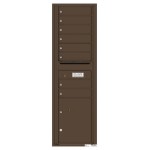 8 Tenant Doors with 1 Parcel Locker and Outgoing Mail Compartment - 4C Wall Mount 15-High Mailboxes - 4C15S-08