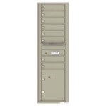 8 Tenant Doors with 1 Parcel Locker and Outgoing Mail Compartment - 4C Wall Mount 15-High Mailboxes - 4C15S-08