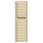 13 Tenant Doors with Outgoing Mail Compartment - 4C Wall Mount 15-High Mailboxes - 4C15S-13