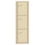 3 Parcel Doors Unit - 4C Wall Mount 15-High - 4C15S-3P